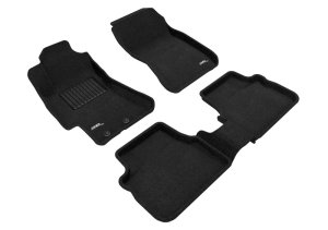 Subaru Impreza Floor Mats - Front and Rear - 3D MAXpider - Elegant - Black - `08-`11